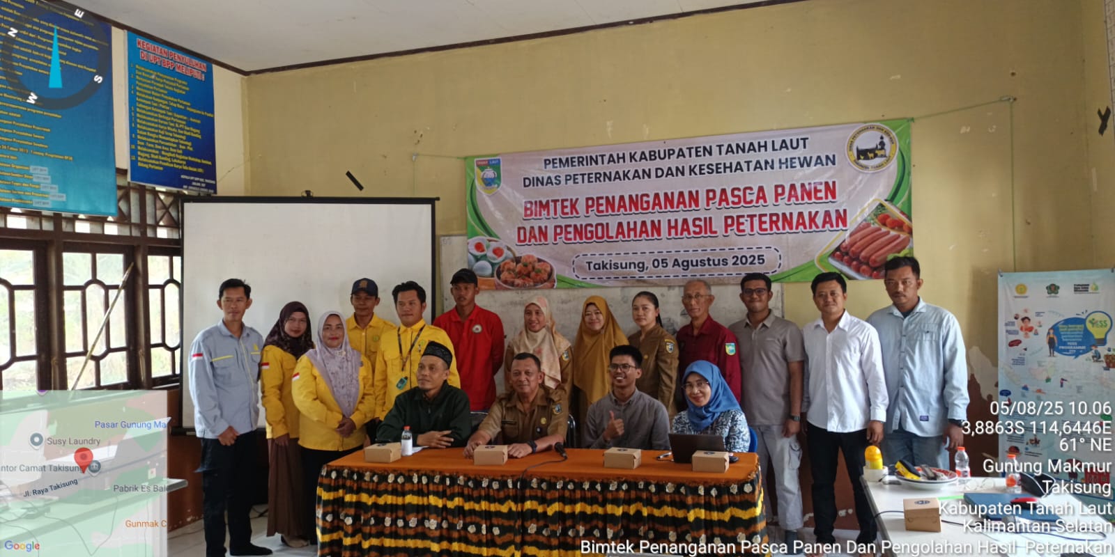 Disnakeswan Tanah Laut Gelar Bimtek Pasca Panen dan Pengolahan Hasil Peternakan di Kec. Takisung